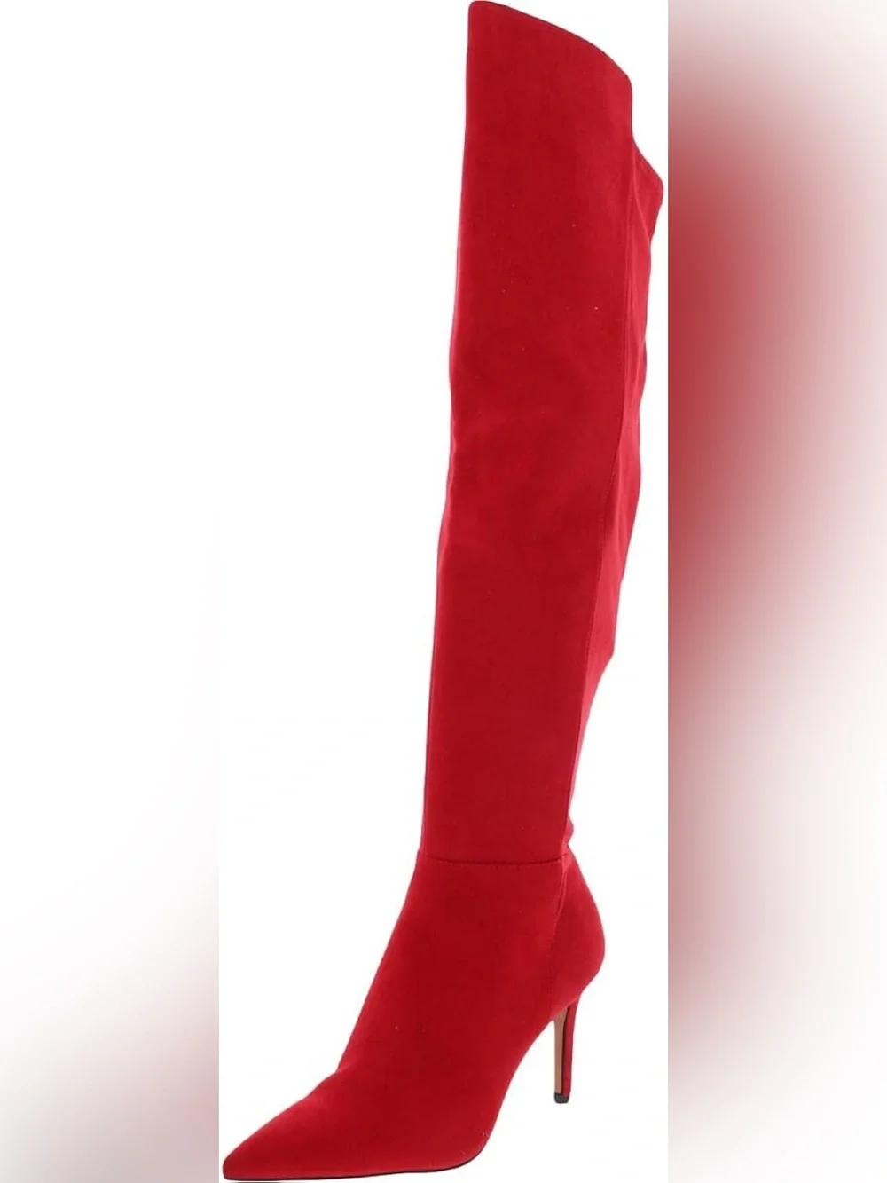 Jessica Simpson Red Over-the-Knee Stiletto Boots